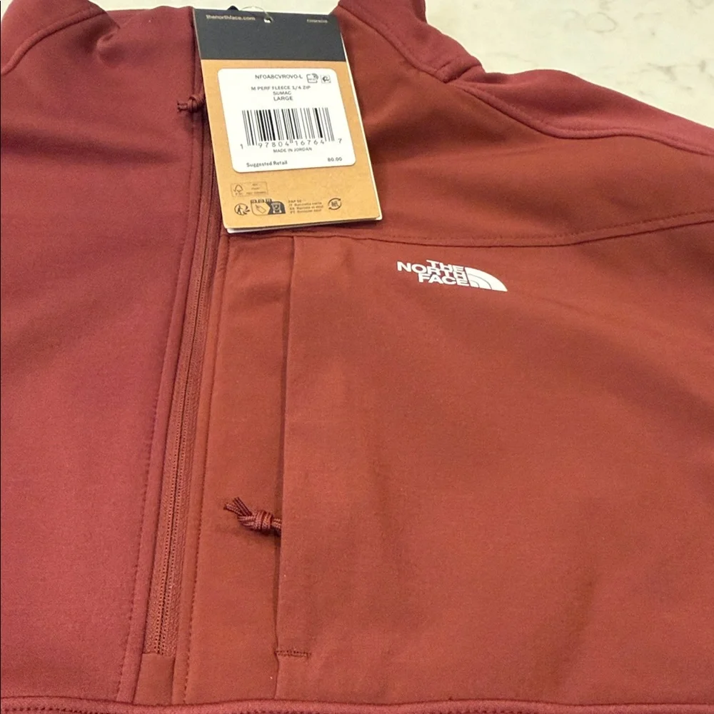 The‎ North Face NEW WITH TAGS Performance 1/4 Zip Pullover Size Large